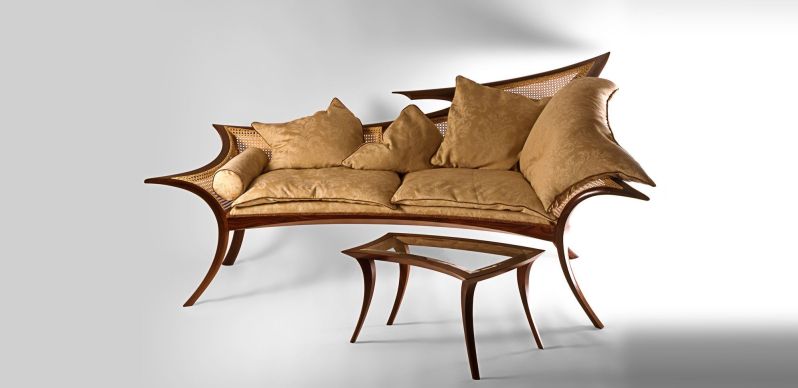 Honduras Rosewood Chaise Lounge / Day bed